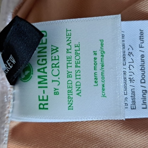 J.CREW Re-imagined Pink Plunging Scoop Back One Piece Swimsuit - Picture 8 of 9